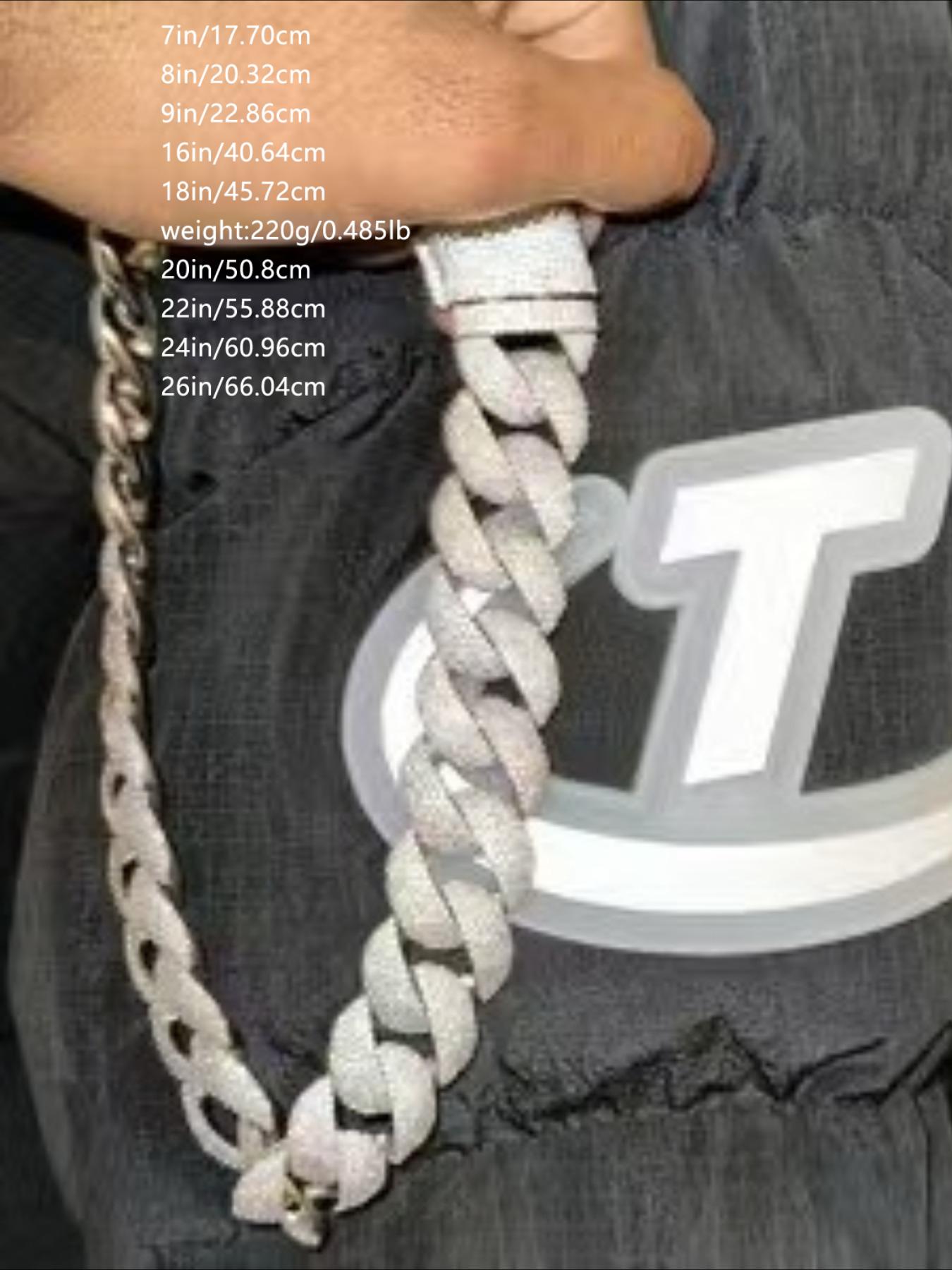 Streetwear Brand Jewelry - 마이애미 플레인 쿠반 체인 22mm 두께