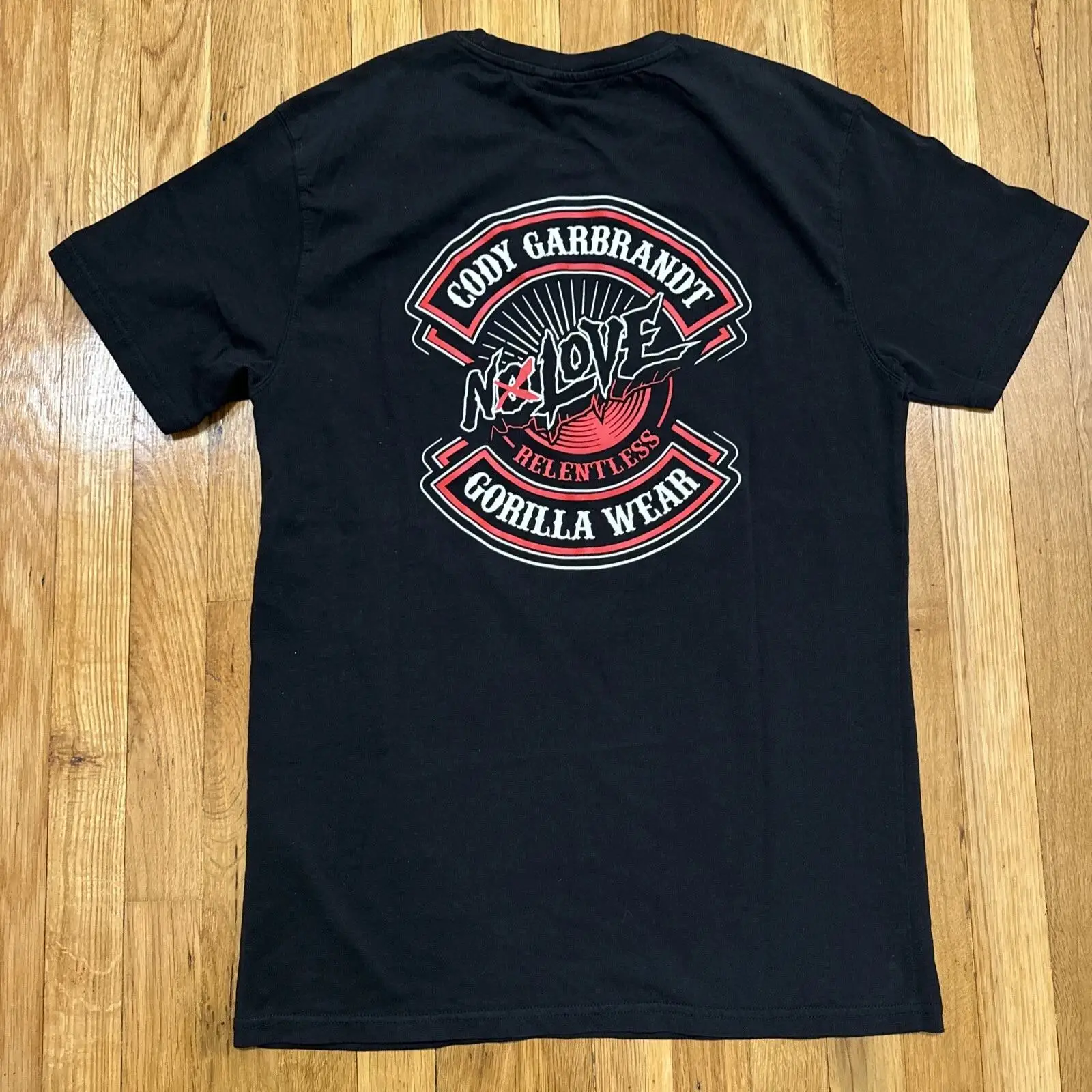 Streetwear Brand Vintage - 고릴라 브랜드 코디 가브란트 티셔츠 블랙