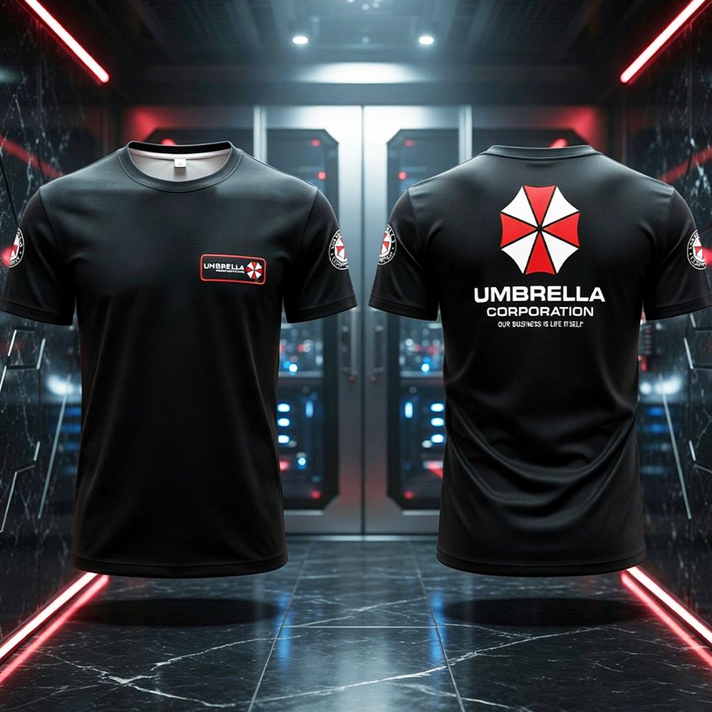 Streetwear Brand Accessories - Umbrella Corporation 아이코닉 로고 슬로건 프린트