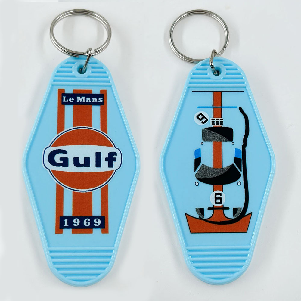 Streetwear Brand Accessories - Gulf GT40 Livery 키 체인 아이코닉