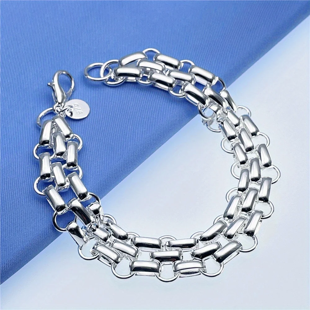 인기 브랜드 925 스털링 실버 기품 있는 체인 팔찌  - Streetwear Brand Jewelry 리뷰 및 가격