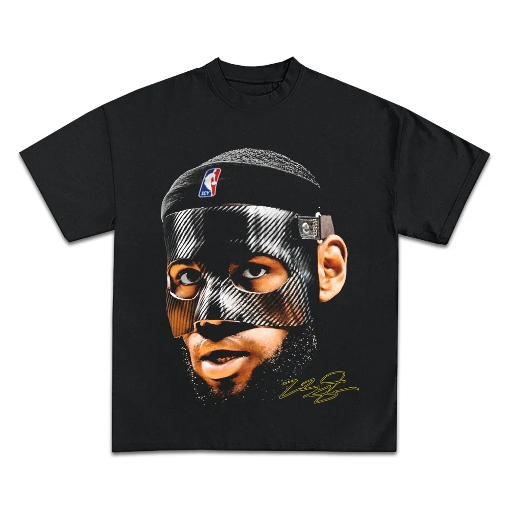 레브론 제임스 농구 스타 T 셔츠 남성 여성 반팔 티셔 - Streetwear Brand Vintage 리뷰 및 가격
