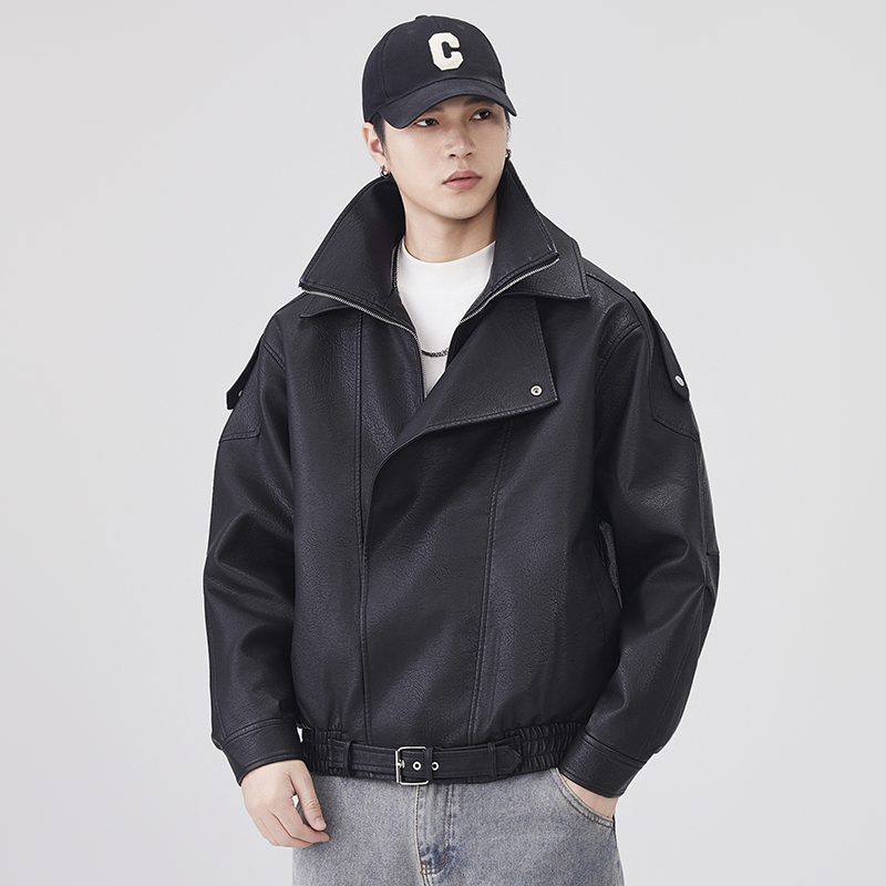 가을 겨울 가죽 자켓 남성 스트리트웨어 패션 루즈 캐주 - Streetwear Brand Vintage 리뷰 및 가격