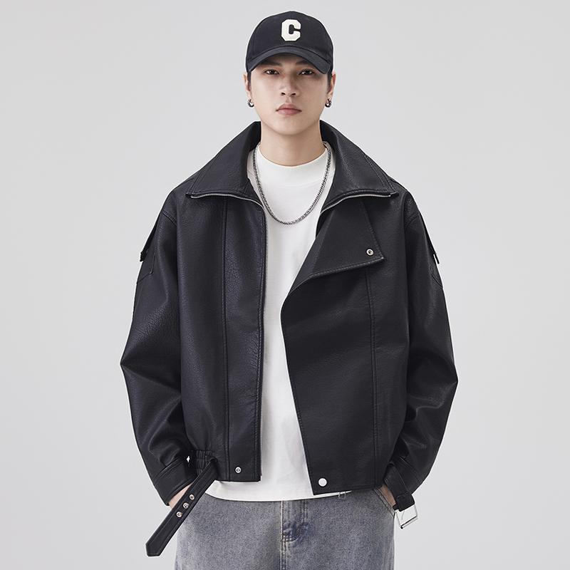 가을 겨울 가죽 자켓 남성 스트리트웨어 패션 루즈 캐주 - Streetwear Brand Vintage 리뷰 및 가격
