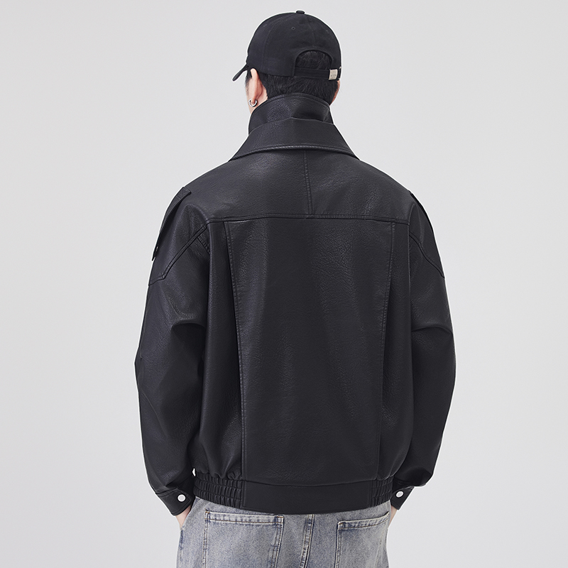 가을 겨울 가죽 자켓 남성 스트리트웨어 패션 루즈 캐주 - Streetwear Brand Vintage 리뷰 및 가격