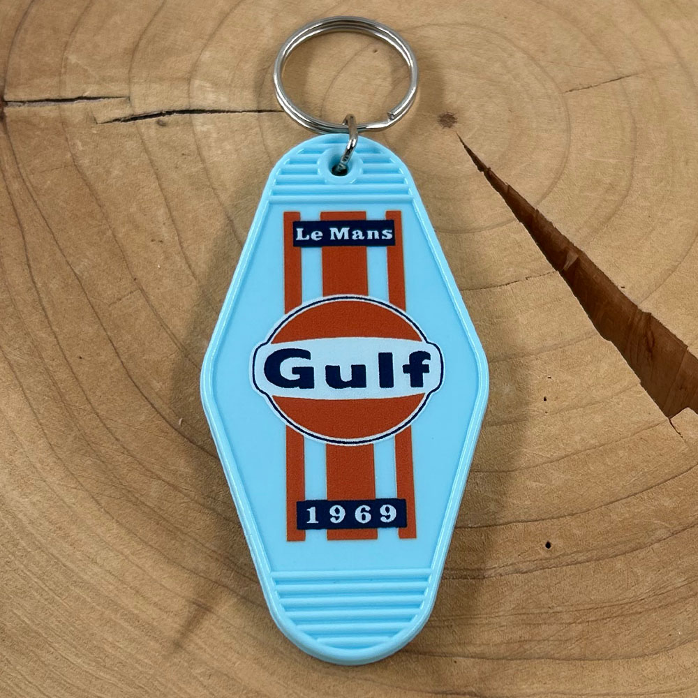 Gulf GT40 Livery 키 체인 아이코닉 레이싱 - Streetwear Brand Accessories 리뷰 및 가격