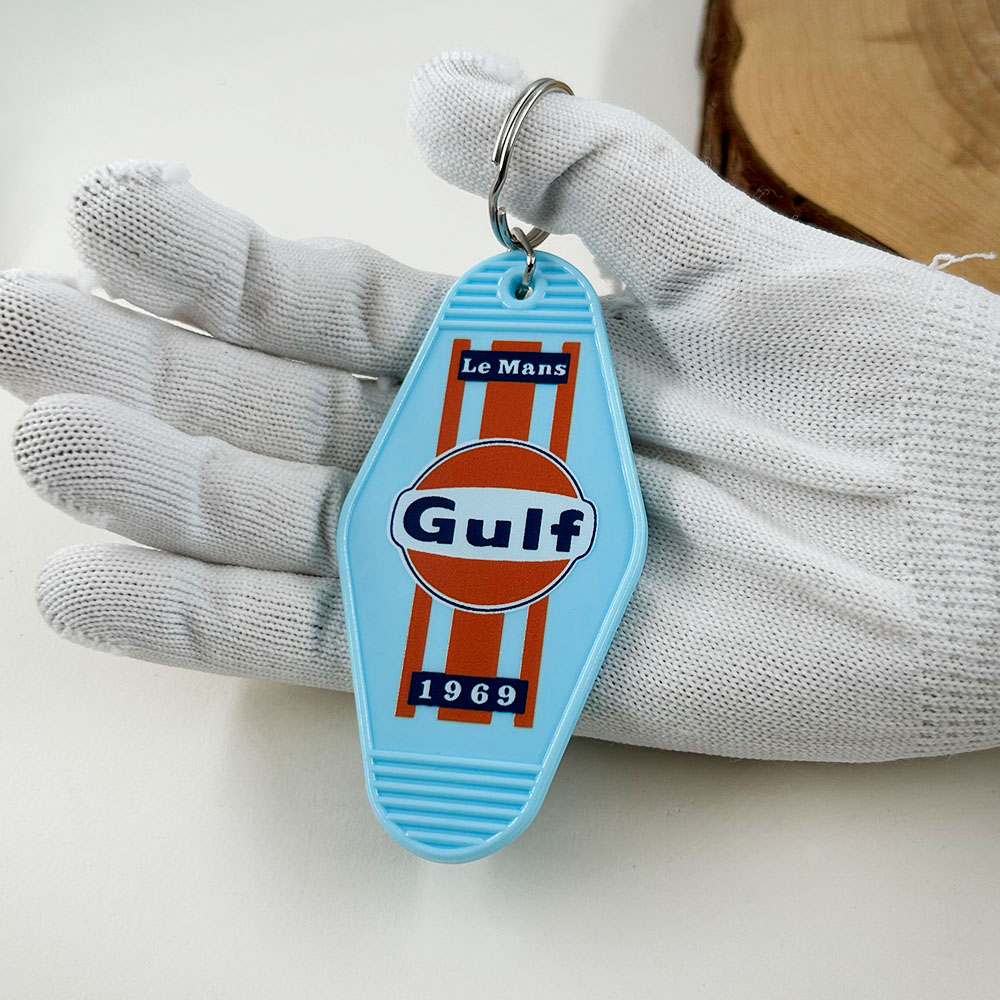 Gulf GT40 Livery 키 체인 아이코닉 레이싱 - Streetwear Brand Accessories 리뷰 및 가격