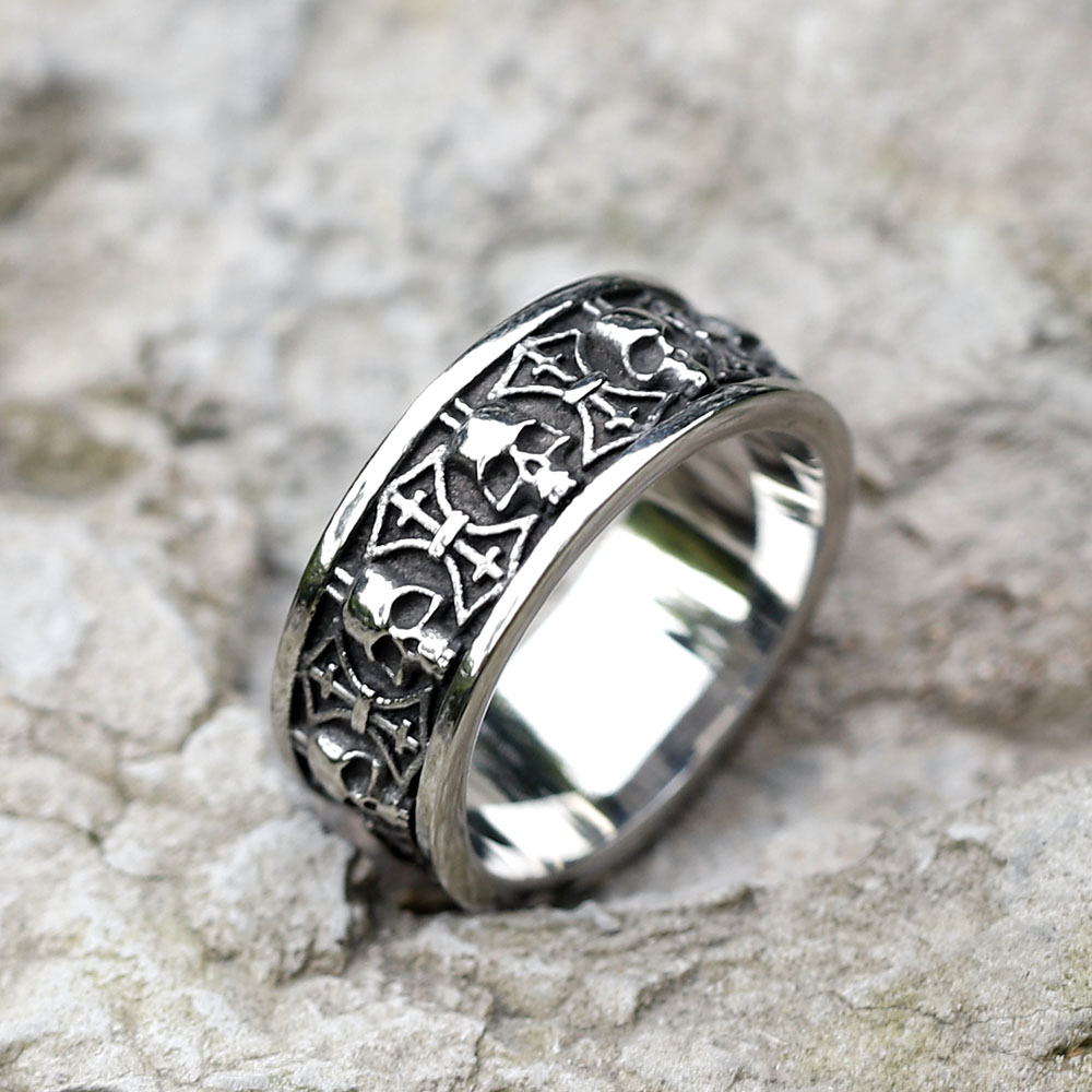 2022 새로운 남성 316L 스테인레스 스틸 반지 독 - Chrome Hearts Ring 리뷰 및 가격