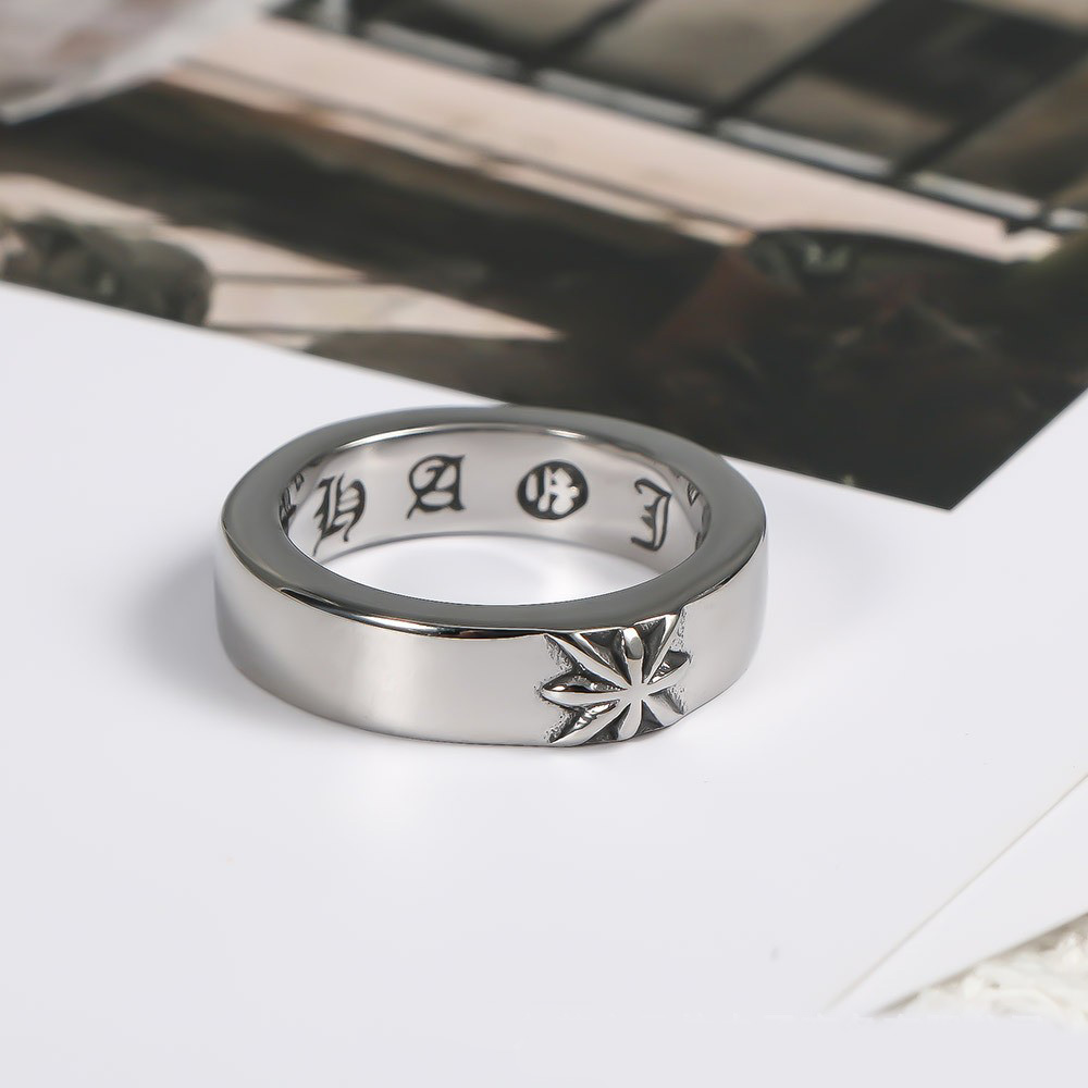 1개입 크로스보더 스타일리쉬 남성 반지 액세서리, 트렌 - Chrome Hearts Ring 리뷰 및 가격