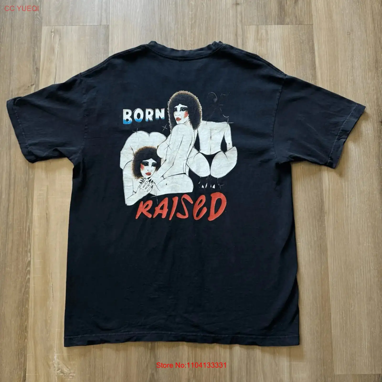 Born x Raised 브랜드 아쿠아넷 티셔츠 블랙  - Streetwear Brand Los Angeles 리뷰 및 가격