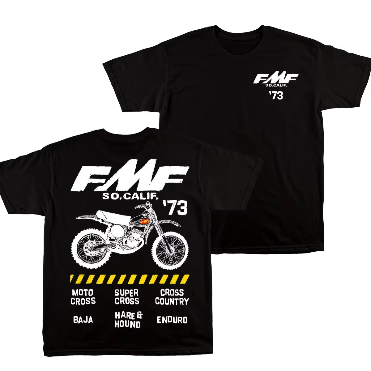 블랙 FMF 빈티지 더트 바이크 1973 모토크로스 엔 - Streetwear Brand Vintage 리뷰 및 가격