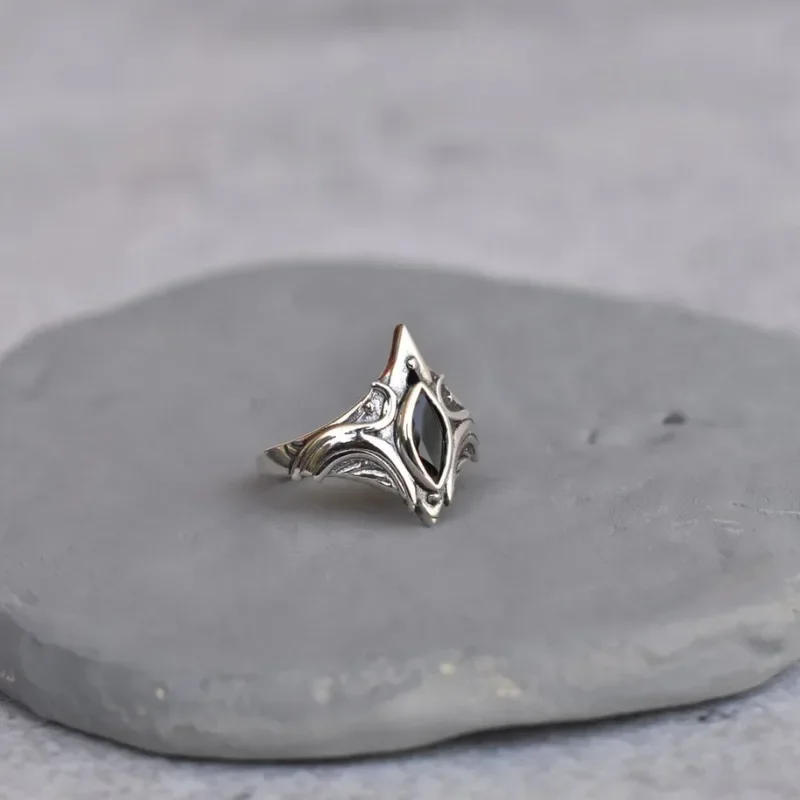 빈티지 보헤미안 반지 Onxy 패션 여성의 결혼식 파티 - Chrome Hearts Ring 리뷰 및 가격